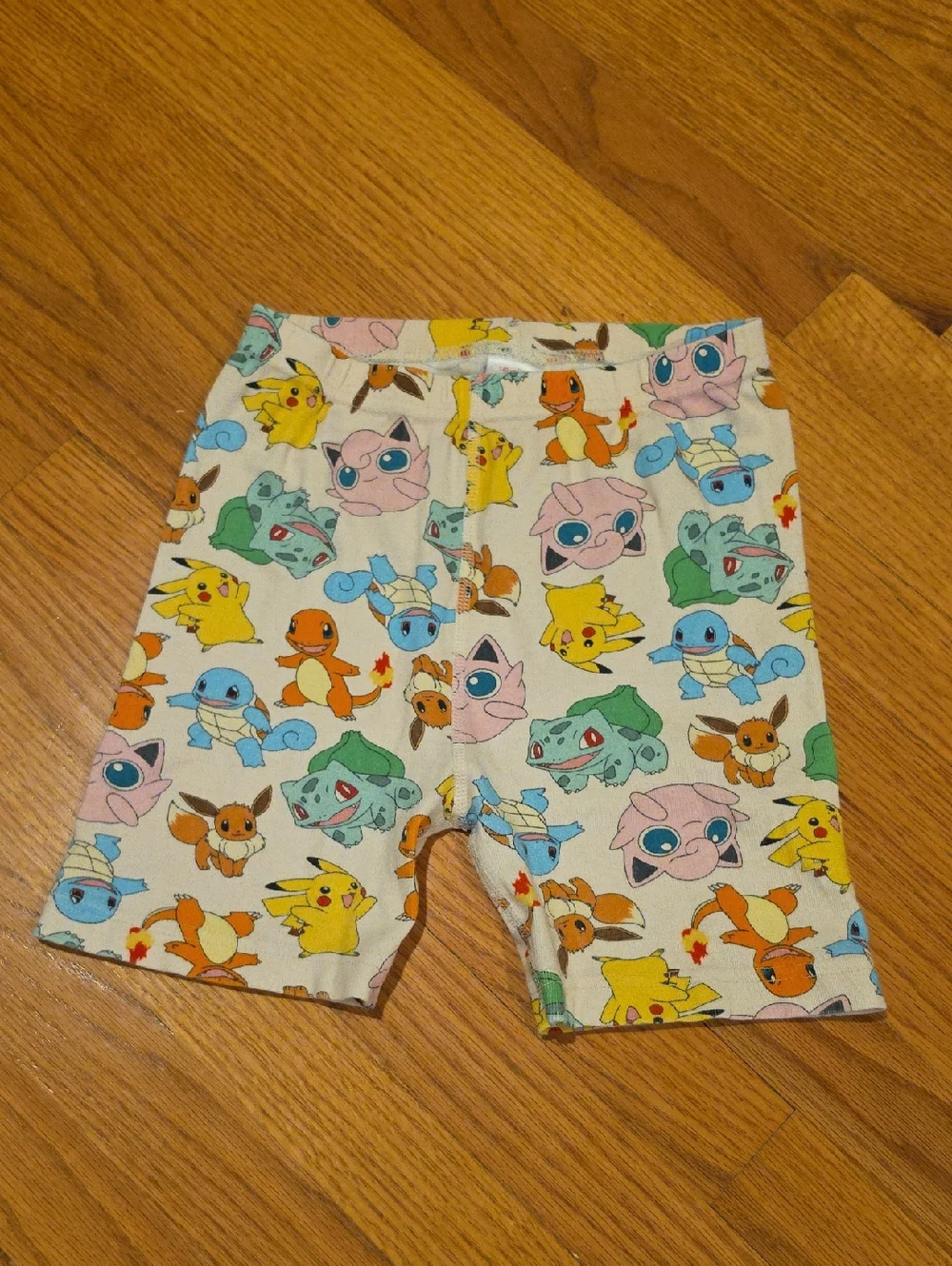 Hanna Andersson Beige Pokeman Short John Pajama Set Size 140 - Picture 3 of 13